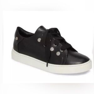 AGL Black Women's Sneakers with White Soles;Size 38. Super soft Italian leather!